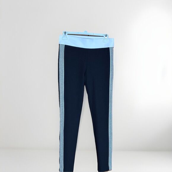 Zara Trafaluc Collection Legging Women's Black Side White Stripe Ponte Size M - Picture 1 of 16